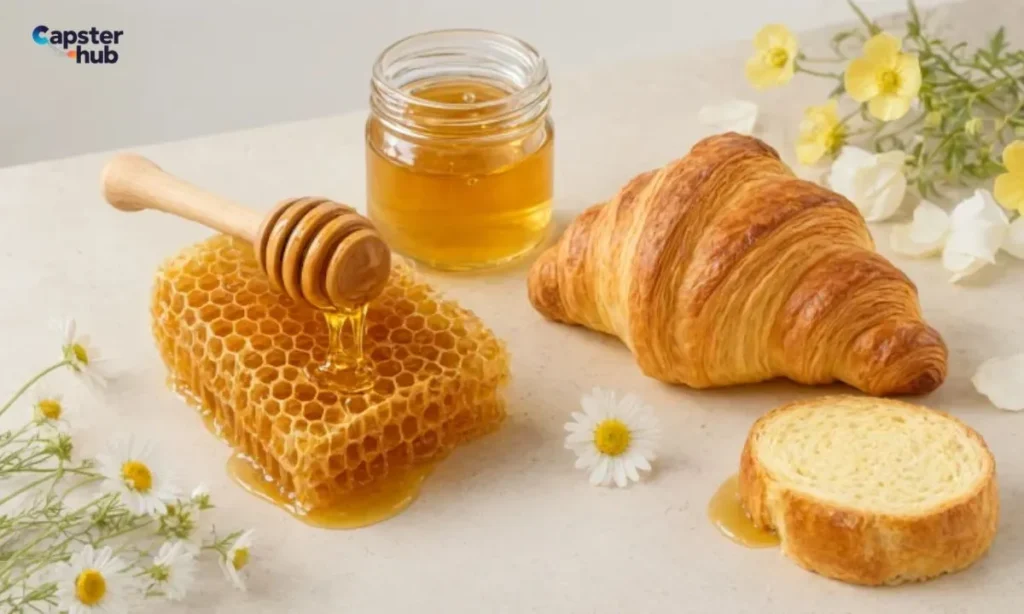 Flower, Honey, and Baked Goods Captions