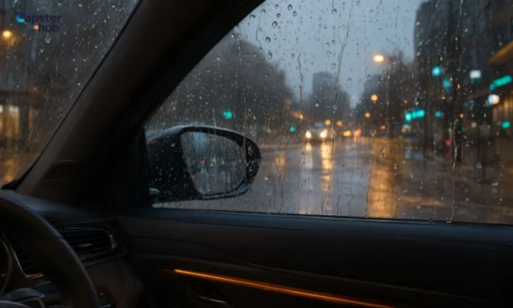 Rainy Day Car Selfie Captions