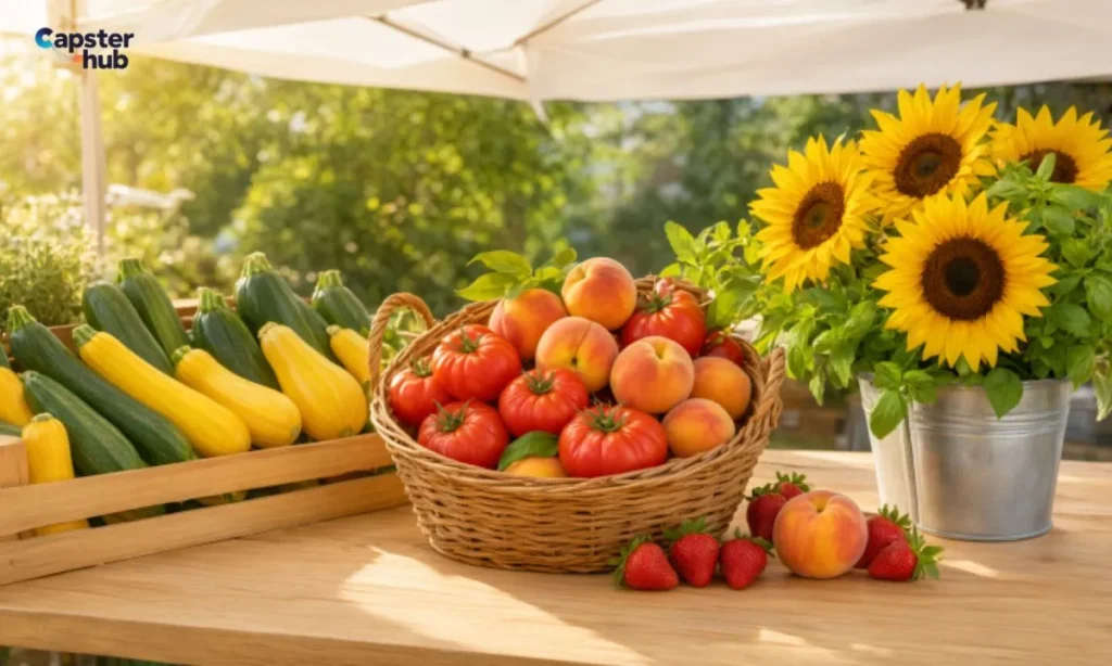 Summer Farmers Market Captions for Sunny Saturdays