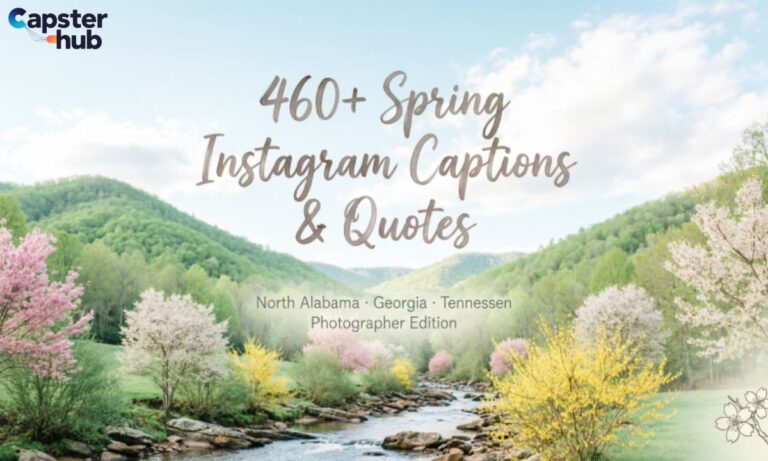 460+Spring Instagram Captions+Quotes North Alabama,Georgia,and Tennessee Photographer