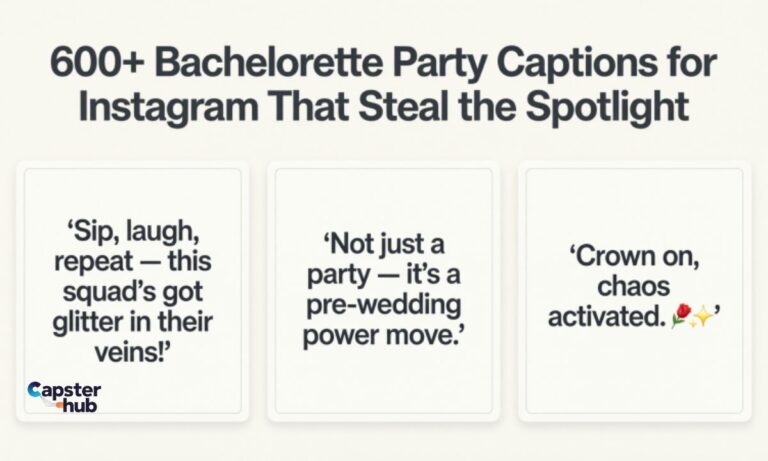 600+ Bachelorette Party Captions for Instagram That Steal the Spotlight