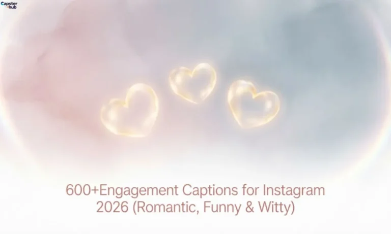 600+Engagement Captions for Instagram 2026 (Romantic, Funny & Witty)