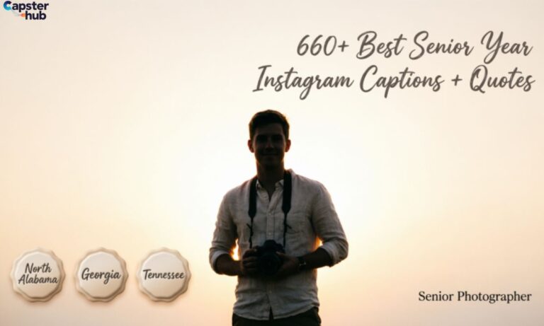 660+Best Senior Year Instagram Captions + Quotes North Alabama, Georgia, and Tennessee Senior Photographer