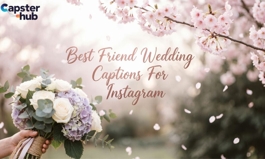 Best Friend Wedding Captions For Instagram