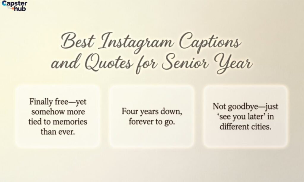 Best Instagram Captions and Quotes for Senior Year