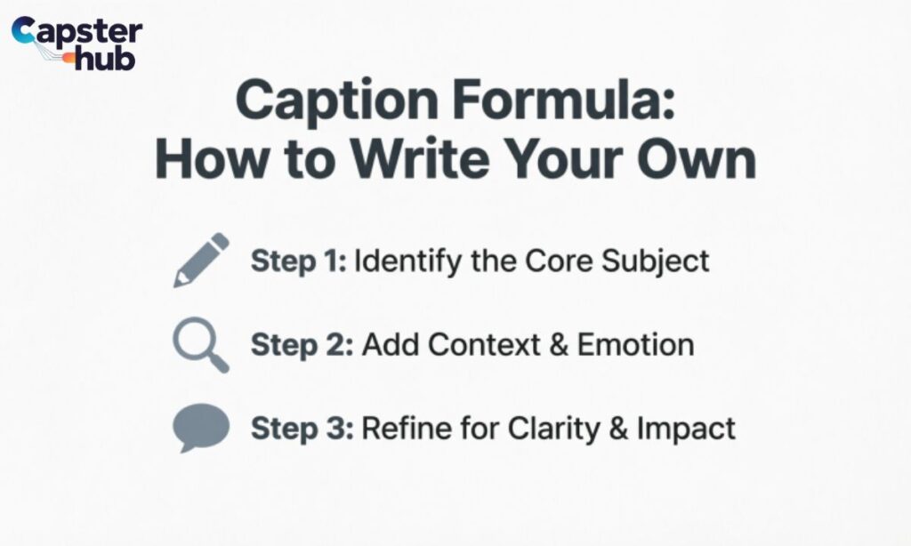 Caption Formula: How to Write Your Own
