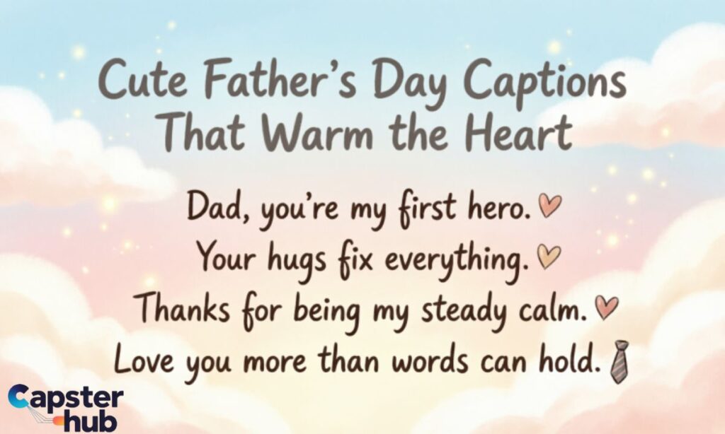 Cute Father's Day Captions That Warm the Heart