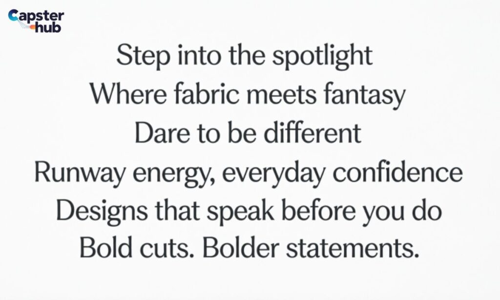 Fashion Show Captions For Instagram