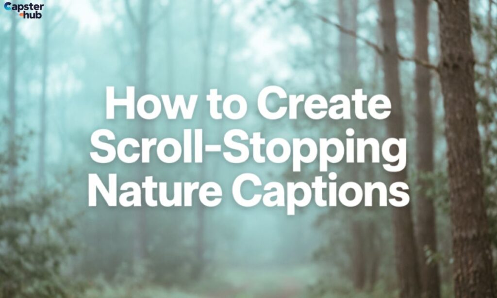 How to Create Scroll Stopping Nature Captions