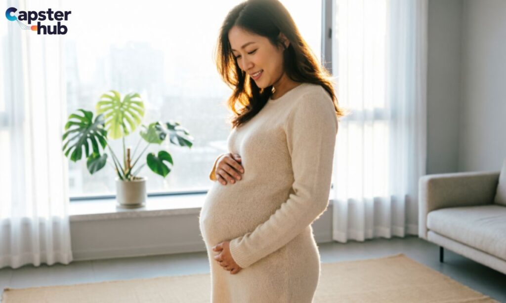 Maternity Photo Instagram Captions with Messages for Baby