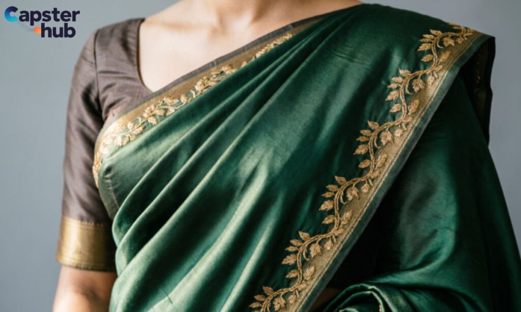 Saree Drape Captions