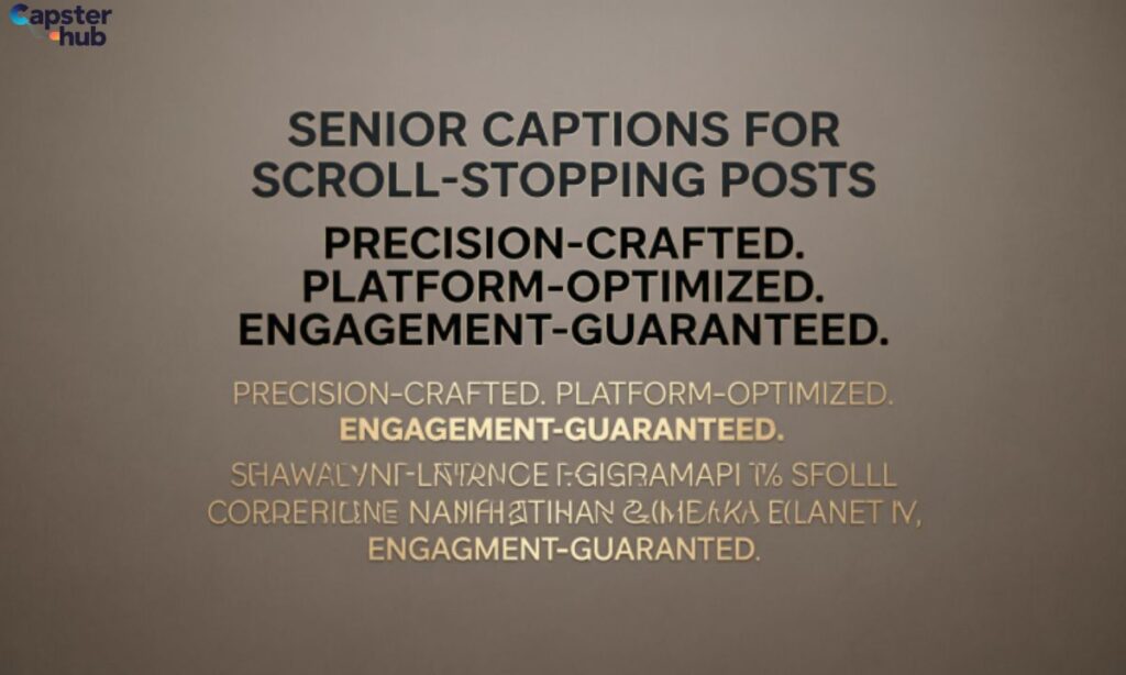 Senior Captions for Scroll-Stopping Posts
