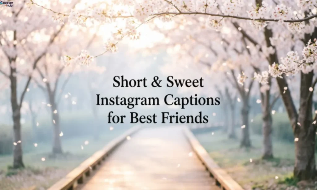 Short & Sweet Instagram Captions for Best Friends
