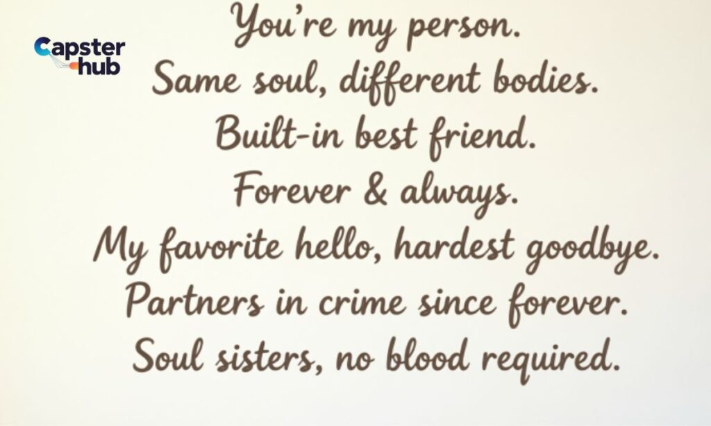 Short & Sweet Instagram Captions for Best Friends