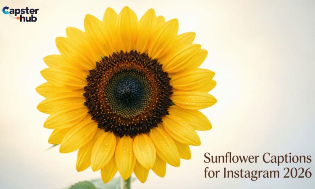 Sunflower Captions for Instagram 2026