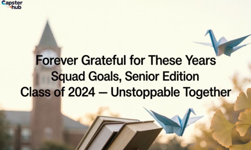 Top Senior Year Instagram Captions for Friends