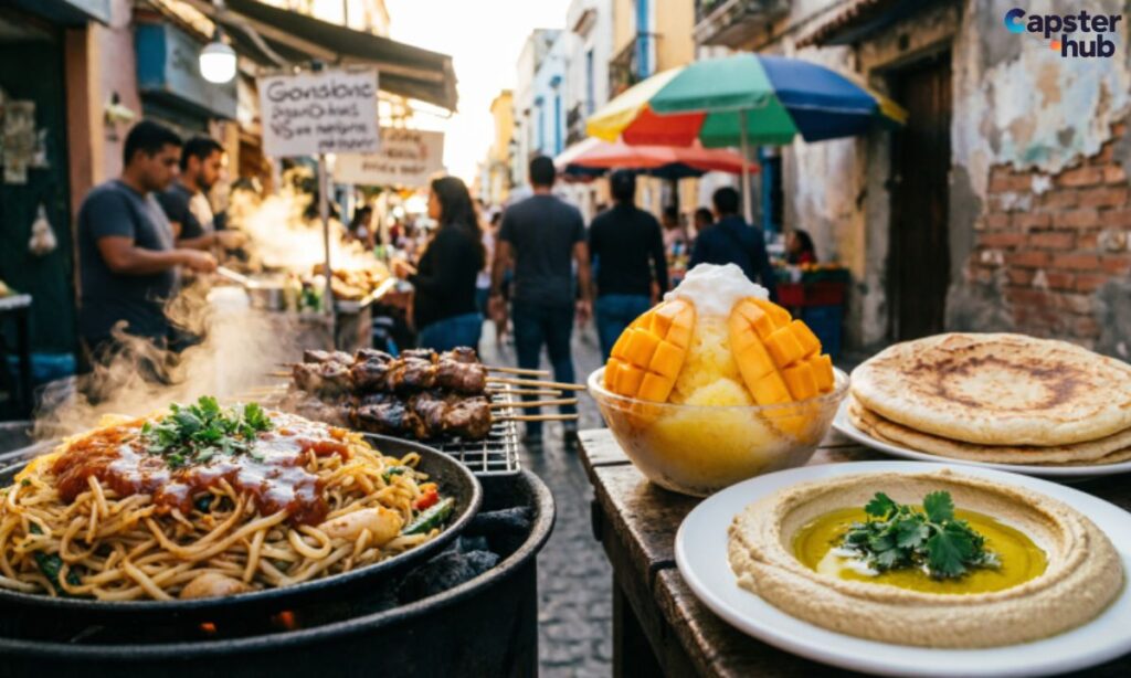 Travel & Street Food Captions