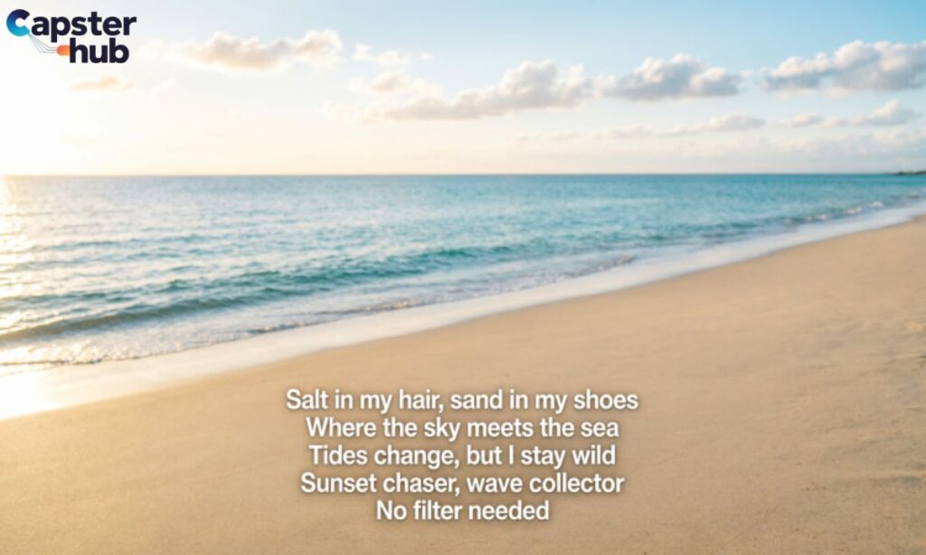 Unique Beach Captions