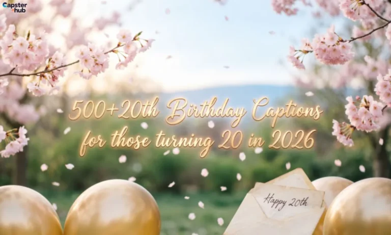 500+20th Birthday Captions for those turning 20 in 2026