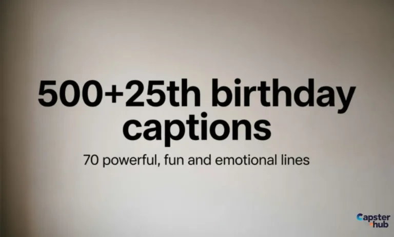 500+25th birthday captions:70 powerful, fun and emotional lines