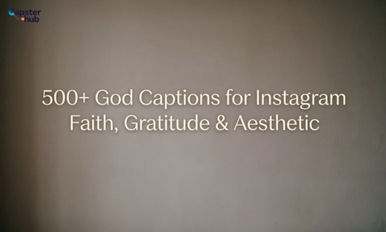 500+God Captions for Instagram Faith, Gratitude & Aesthetic