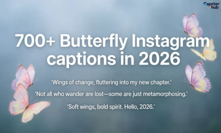 700+Butterfly Instagram captions in 2026