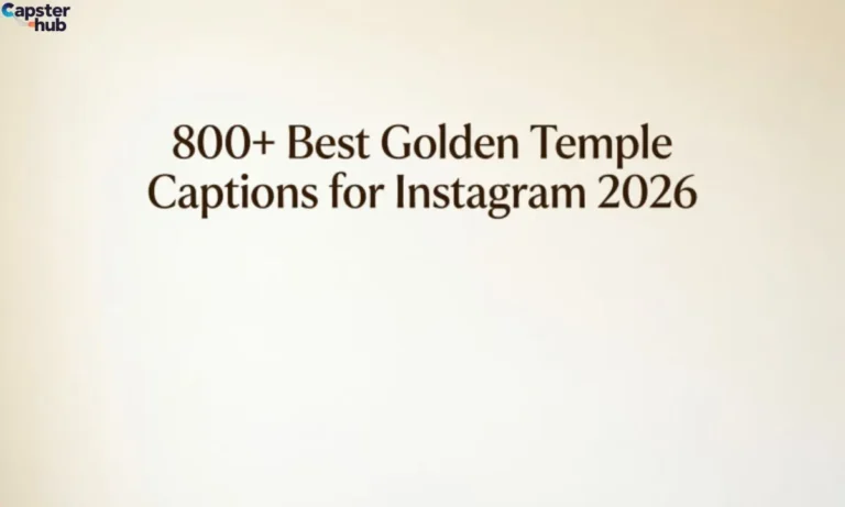 800+Best Golden Temple Captions for Instagram 2026