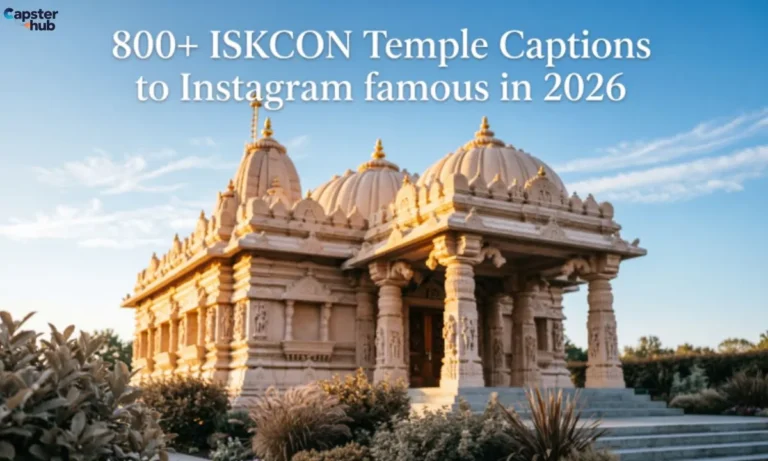 800+ISKCON Temple Captions to Instagram famous in 2026