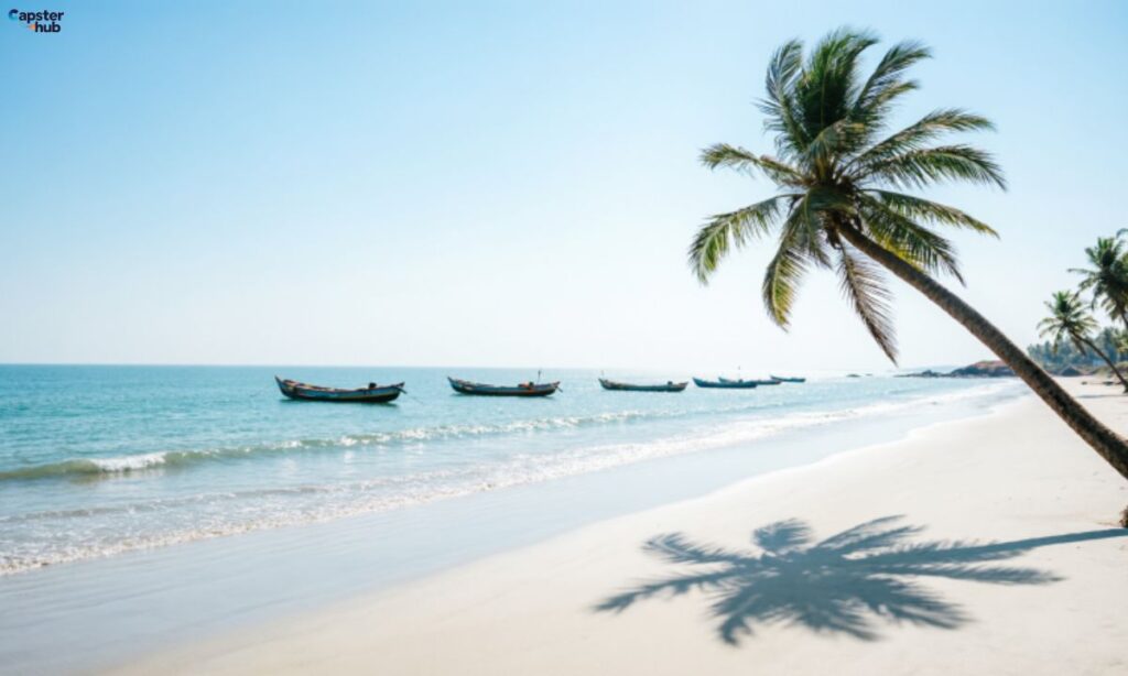 Baga Beach Goa Caption