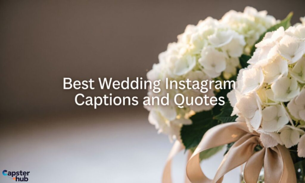 Best Wedding Instagram Captions and Quotes
