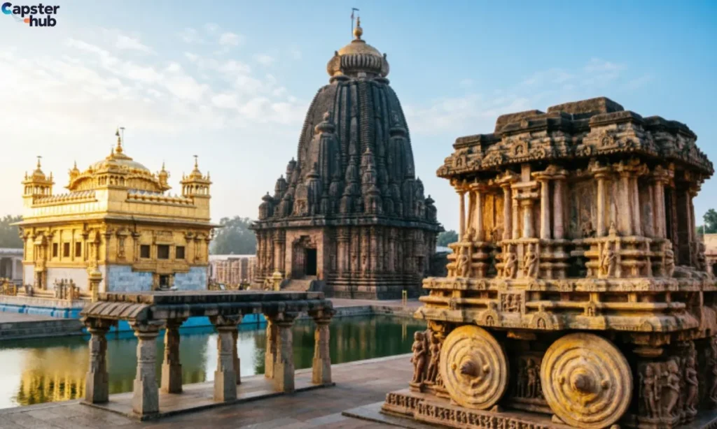 Captions for Famous Indian Temples
