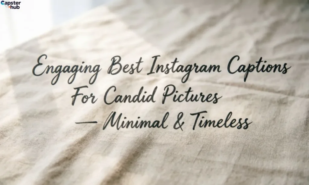 Engaging Best Instagram Captions for Candid Pictures