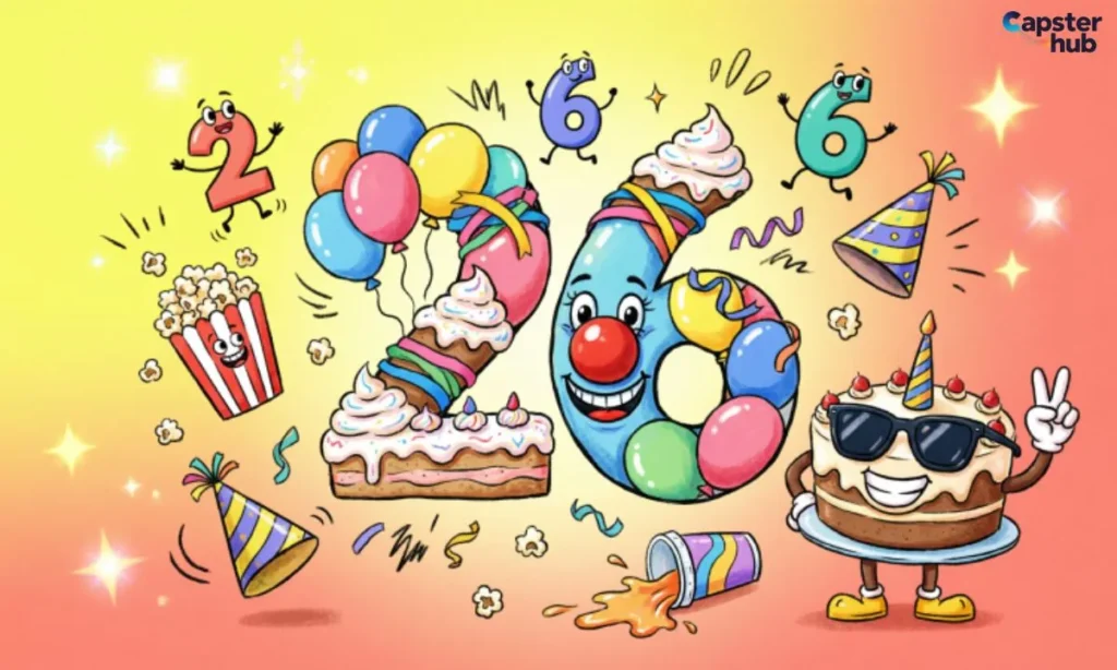 Funny 26th Birthday Captions