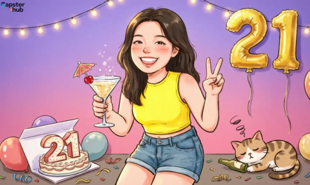 Funny Captions for 21st Birthday