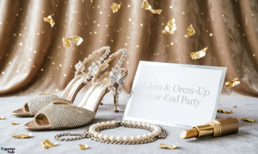 Glam & Dress-Up Year-End Party Captions