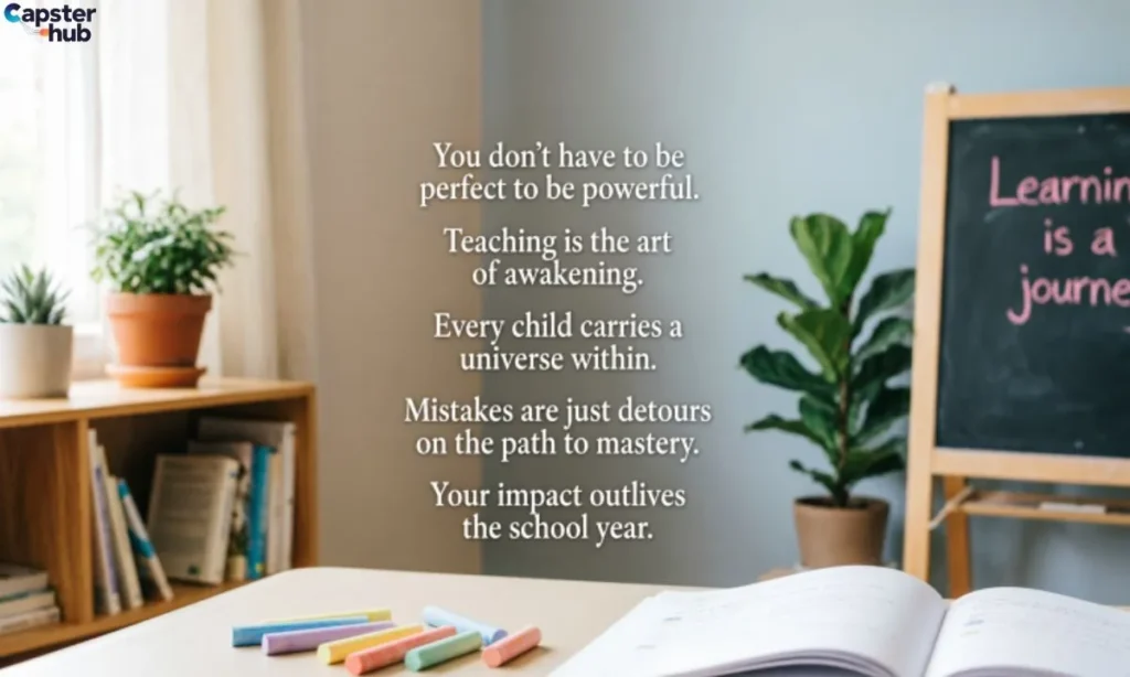 Inspirational Teacher Instagram Captions