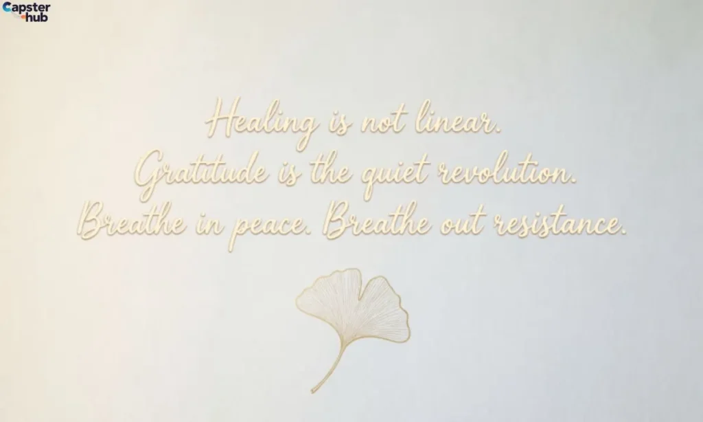 Instagram Captions About Healing for Gratitude