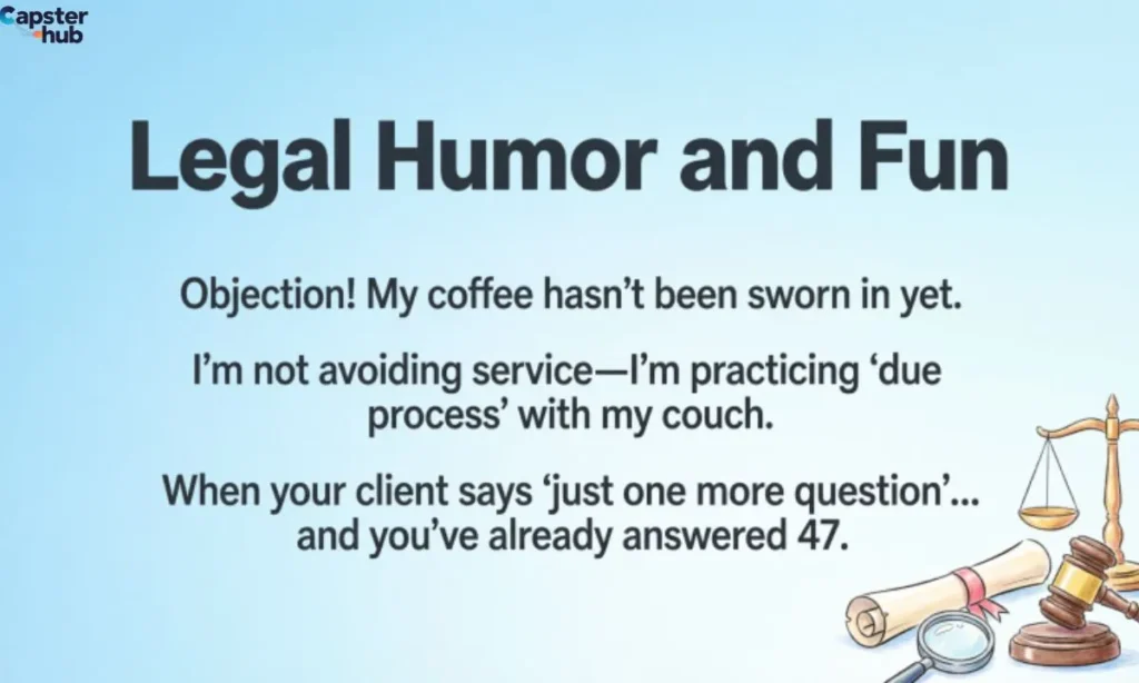 Legal Humor and Fun: Instagram Lawyer Captions