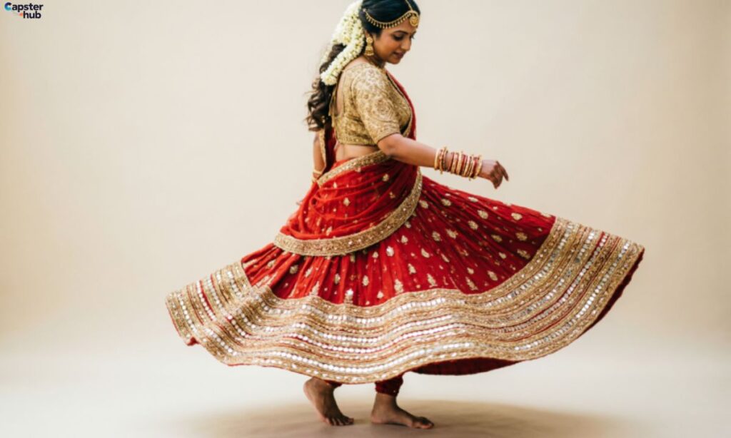 Lehenga Twirl Captions