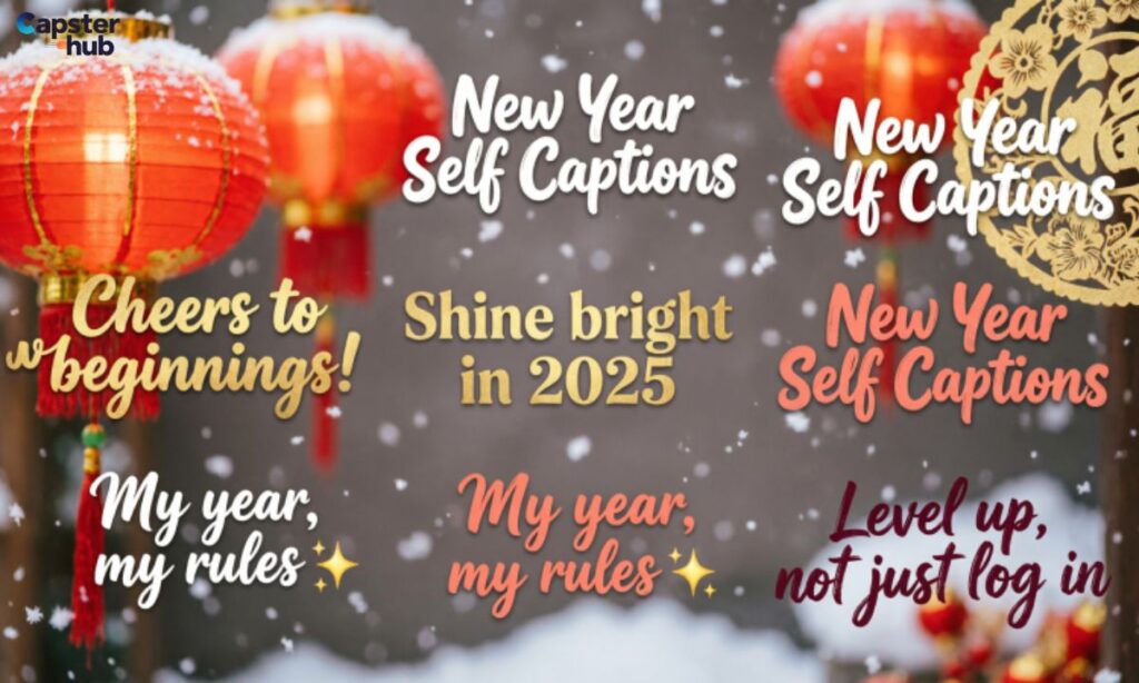 New Year Self Captions