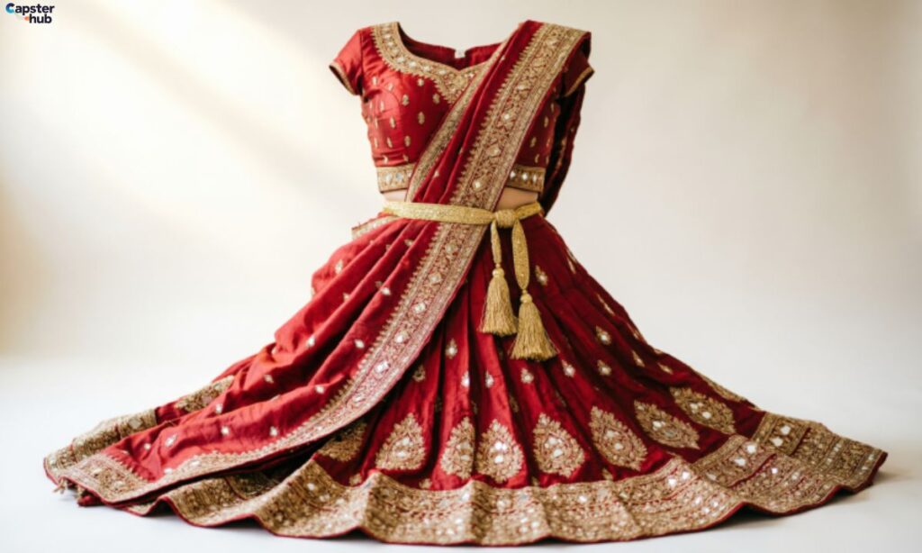 Red Lehenga Captions for Instagram