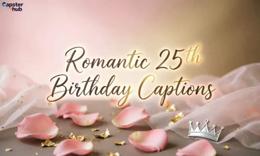 Romantic 25th Birthday Captions
