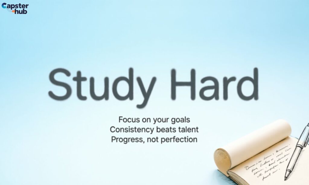 Study Hard Captions for Instagram