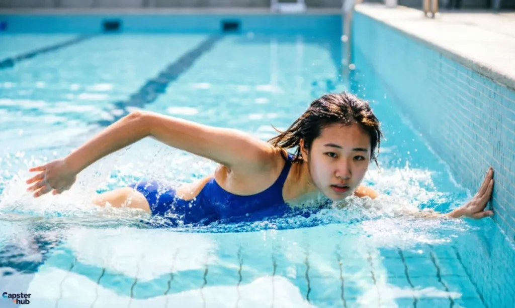 Swimming Trick Captions for Instagram