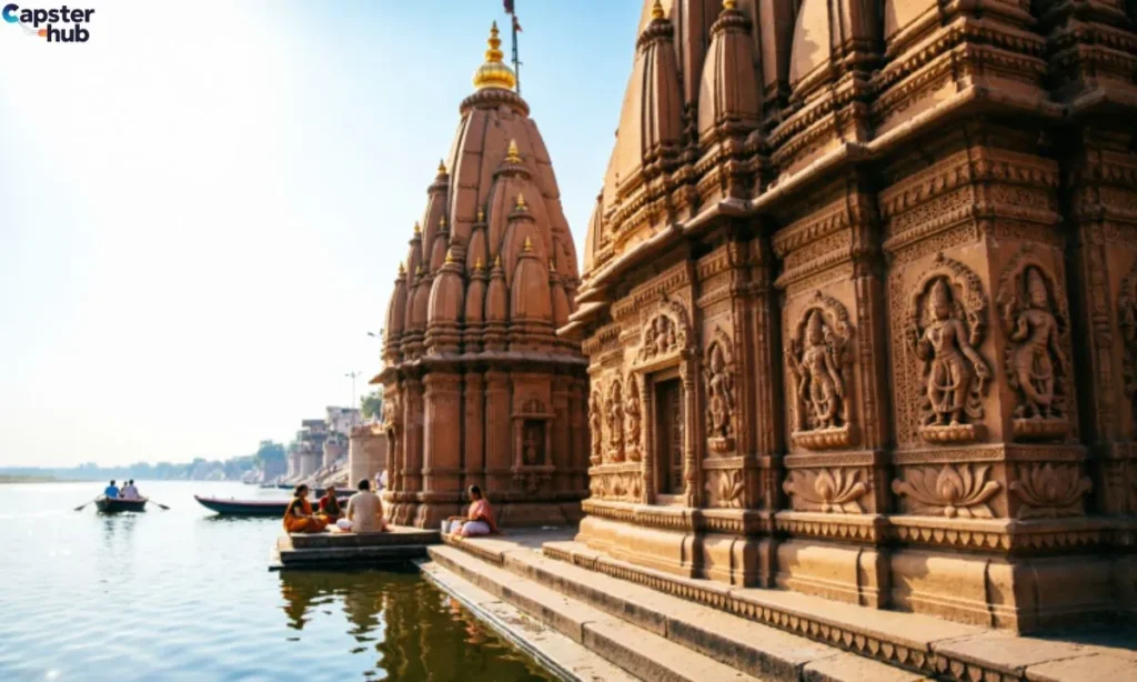 Varanasi Temple Captions