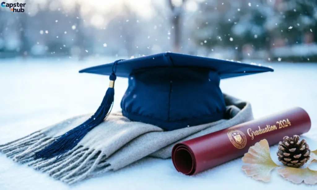 Winter Graduation Captions