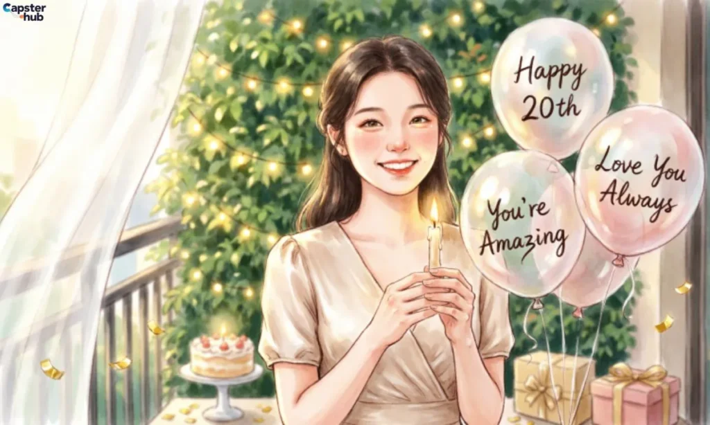 Emotional & Heartfelt 20th Birthday Captions