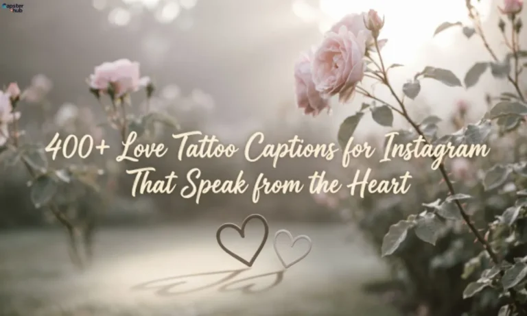 400+Love Tattoo Captions for Instagram That Speak from the Heart