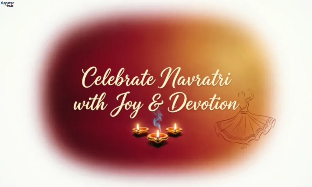 Short Navratri Captions for Instagram
