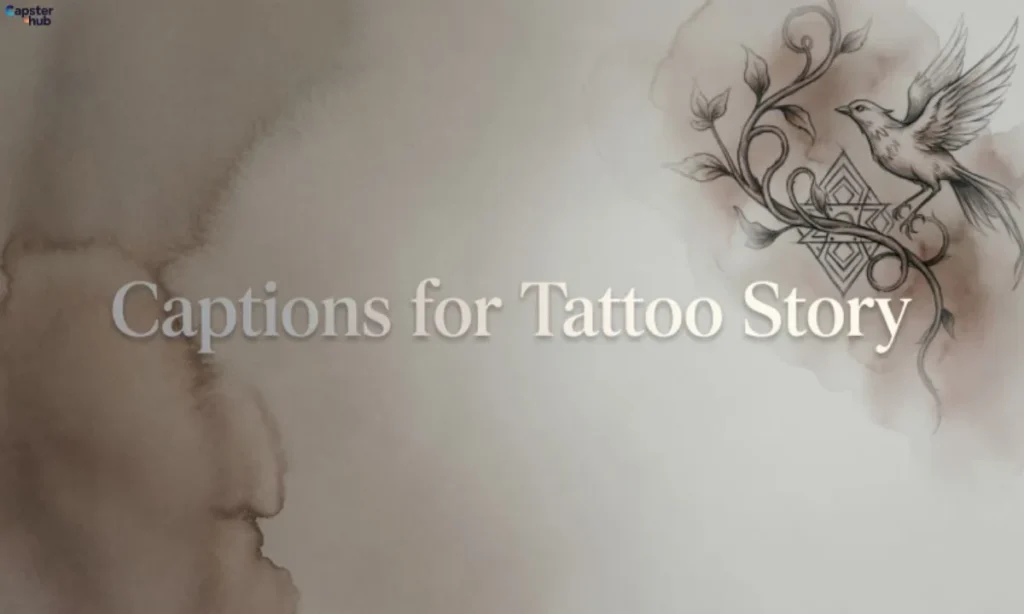 Captions for Tattoo Story